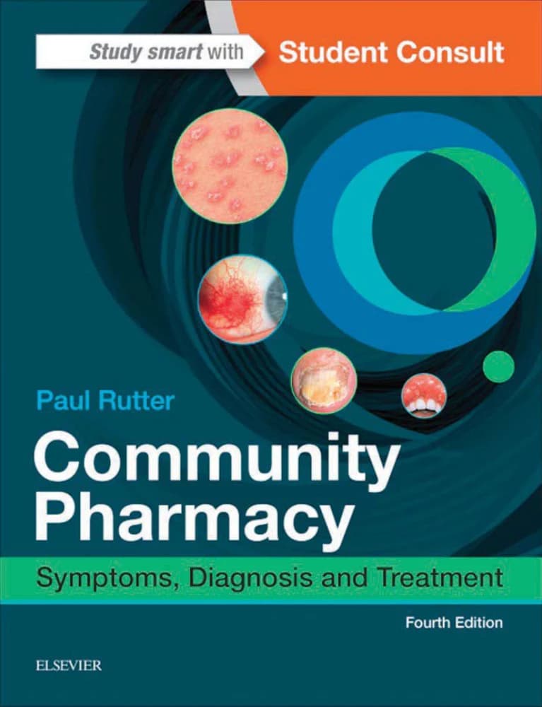 کتاب Community Pharmacy (داروخانه اجتماعی: علائم و تشخیص) نسخه انگلیسی PDF | انتشارات فارما — تصویر ۲