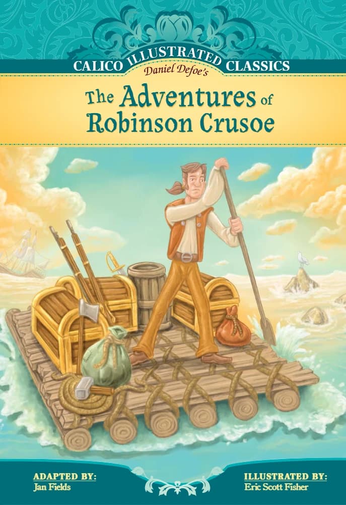 کتاب The Adventures of Robinson Crusoe (ماجراهای رابینسون کروزو) نسخه انگلیسی PDF | دانیل دفو — تصویر ۲
