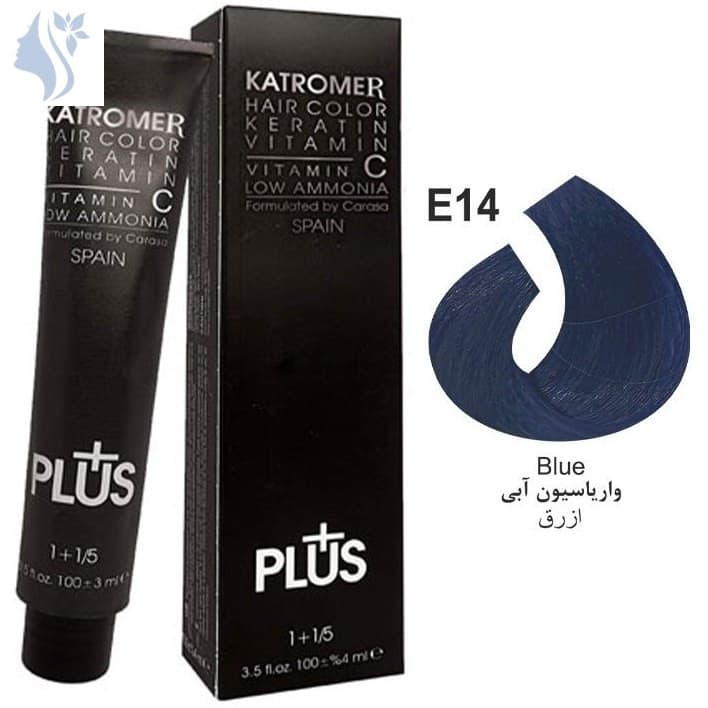 رنگ موی کاترومر KATROMER واریاسیون آبی E14 — تصویر ۵