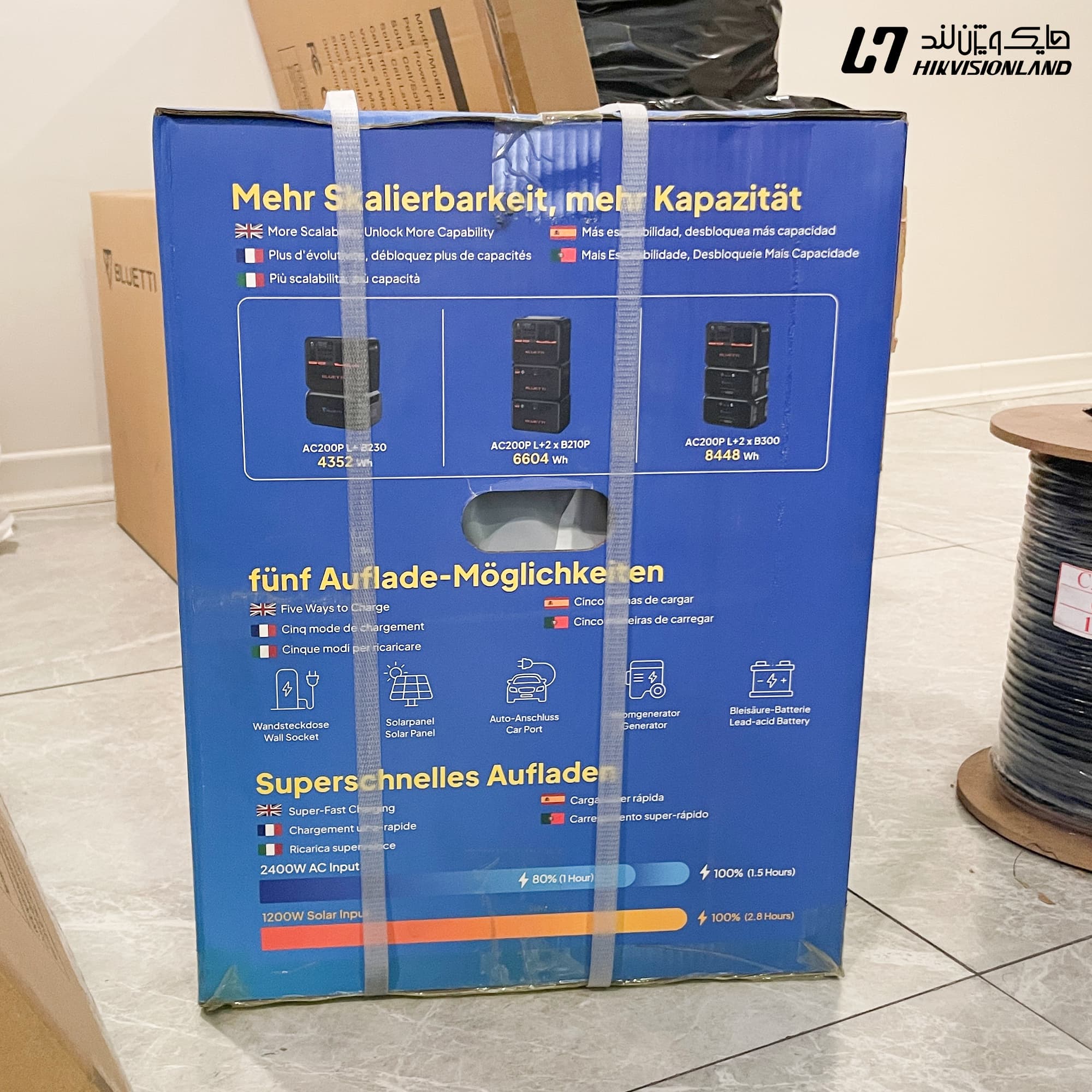 پاور استیشن پرتابل بلوتی مدل AC200PL ظرفیت ۲۳۰۴ وات ساعت — تصویر ۱۰