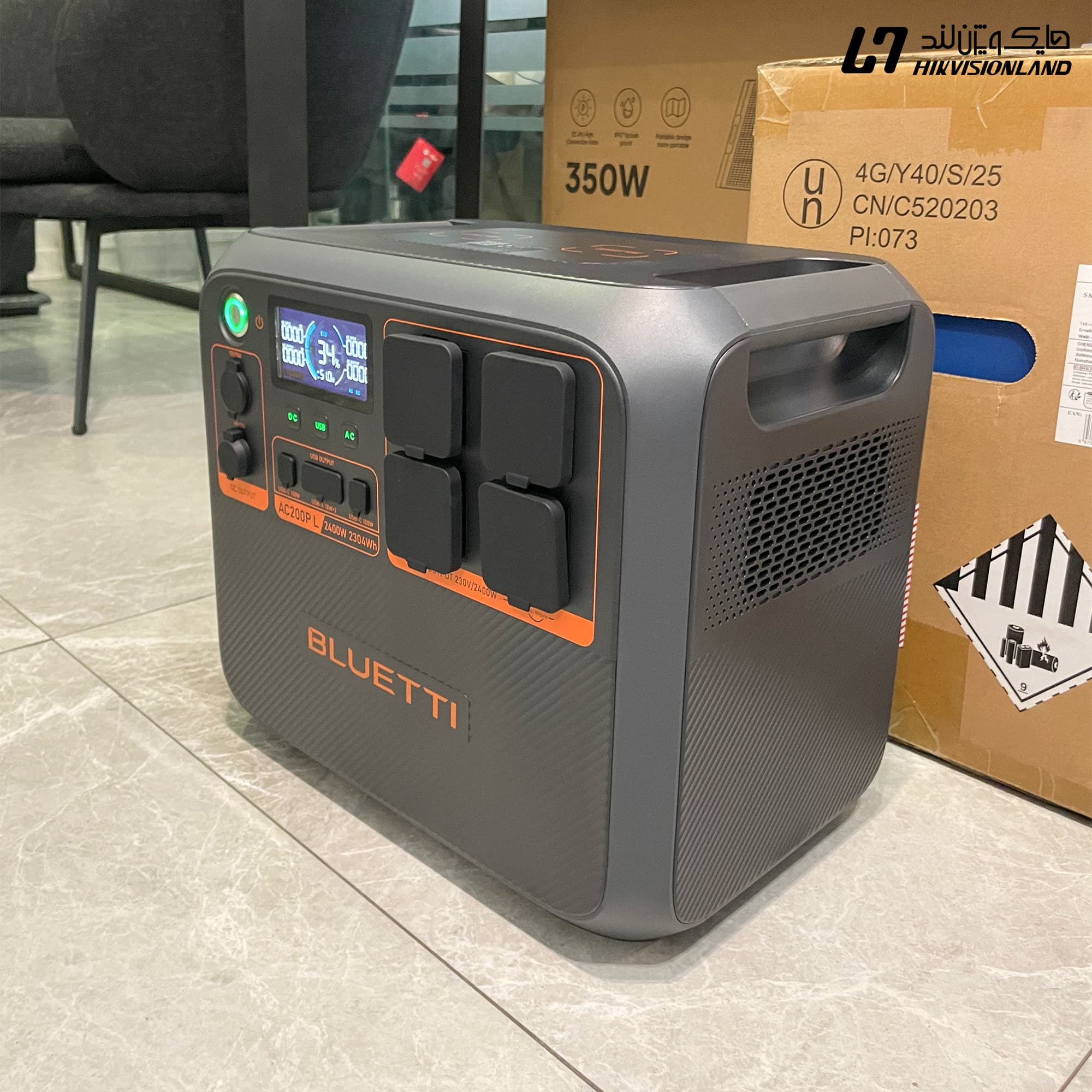 پاور استیشن پرتابل بلوتی مدل AC200PL ظرفیت ۲۳۰۴ وات ساعت — تصویر ۶