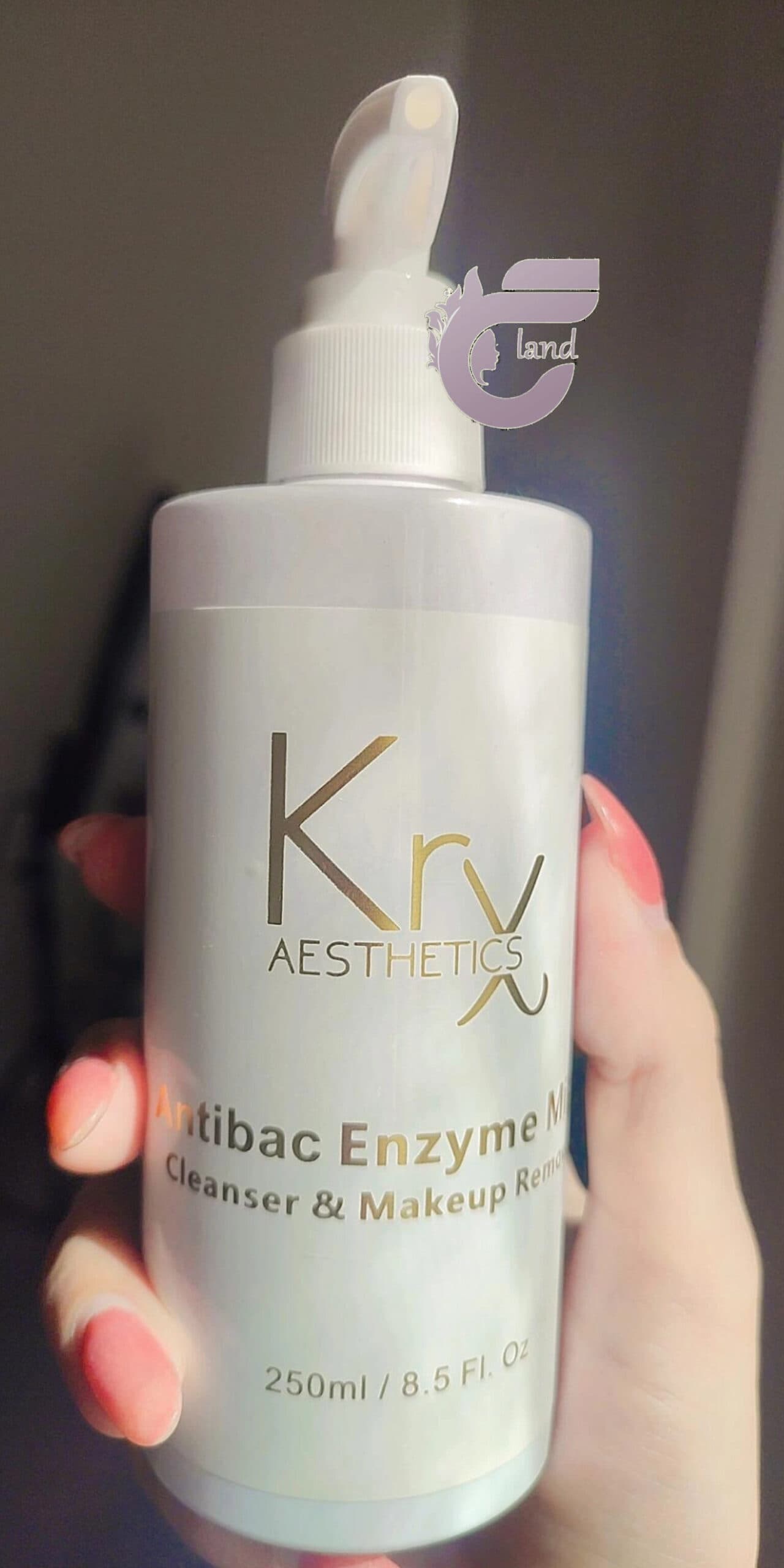 شیر آنزیم پاک کننده آنتی پاک مخصوص پوست چرب و دارای جوش Antibac Enzyme milk krx