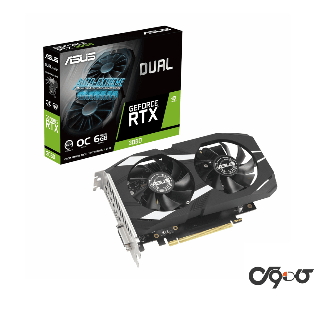 کارت گرافیک ایسوس مدل RTX 3050 6g (استوک) — تصویر ۳