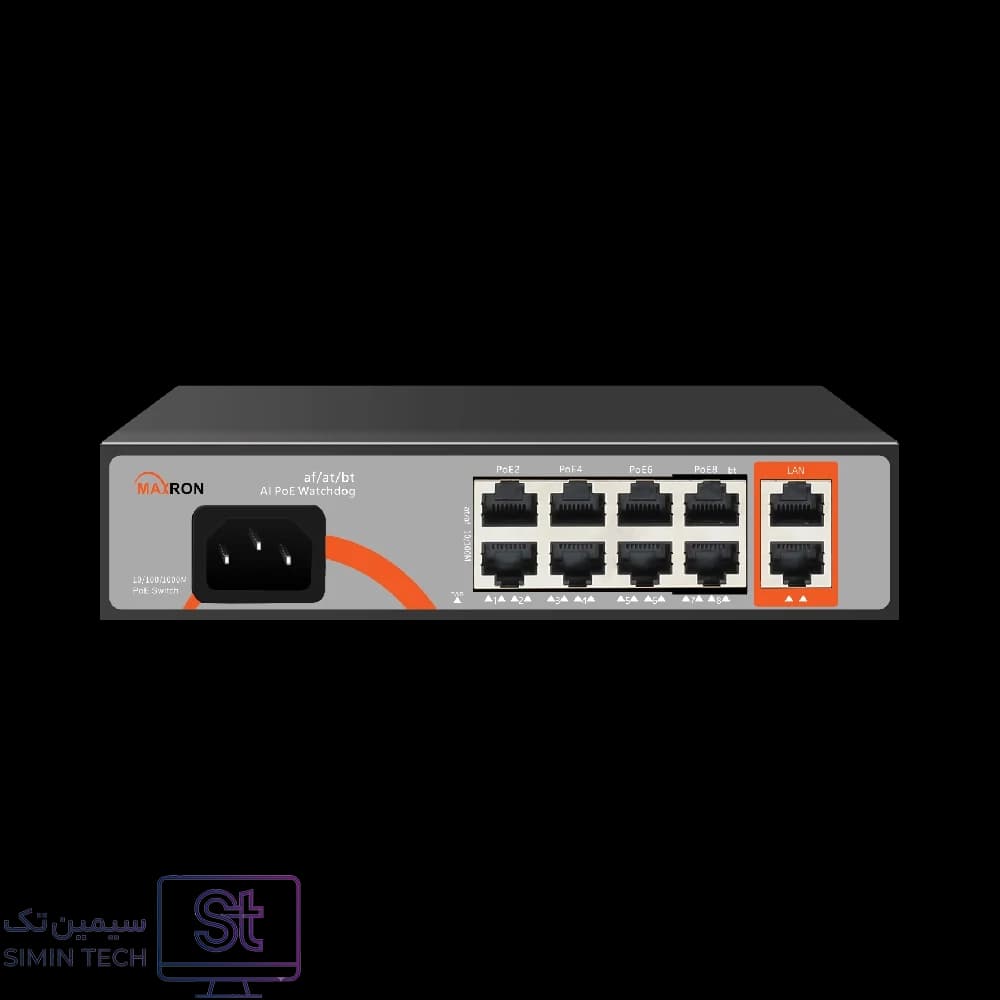 سوییچ هشت پورت POE مکسرون مدل MSW 3008FP 2GL 120I — تصویر ۲