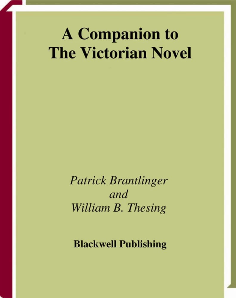 کتاب A Companion to the Victorian Novel (راهنمای رمان ویکتوریایی) نسخه انگلیسی PDF | پاتریک برنتلینگر — تصویر ۲