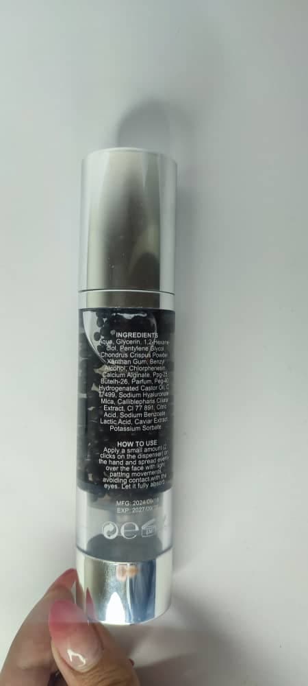 سرم خاویار ضدچروک بست کلین 50میل kaviar pearl serum best klin — تصویر ۲