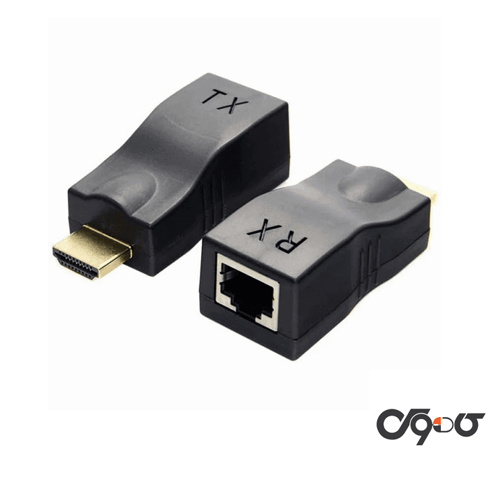 مبدل افزایش طول تحت شبکه HDMI hdtv — تصویر ۳