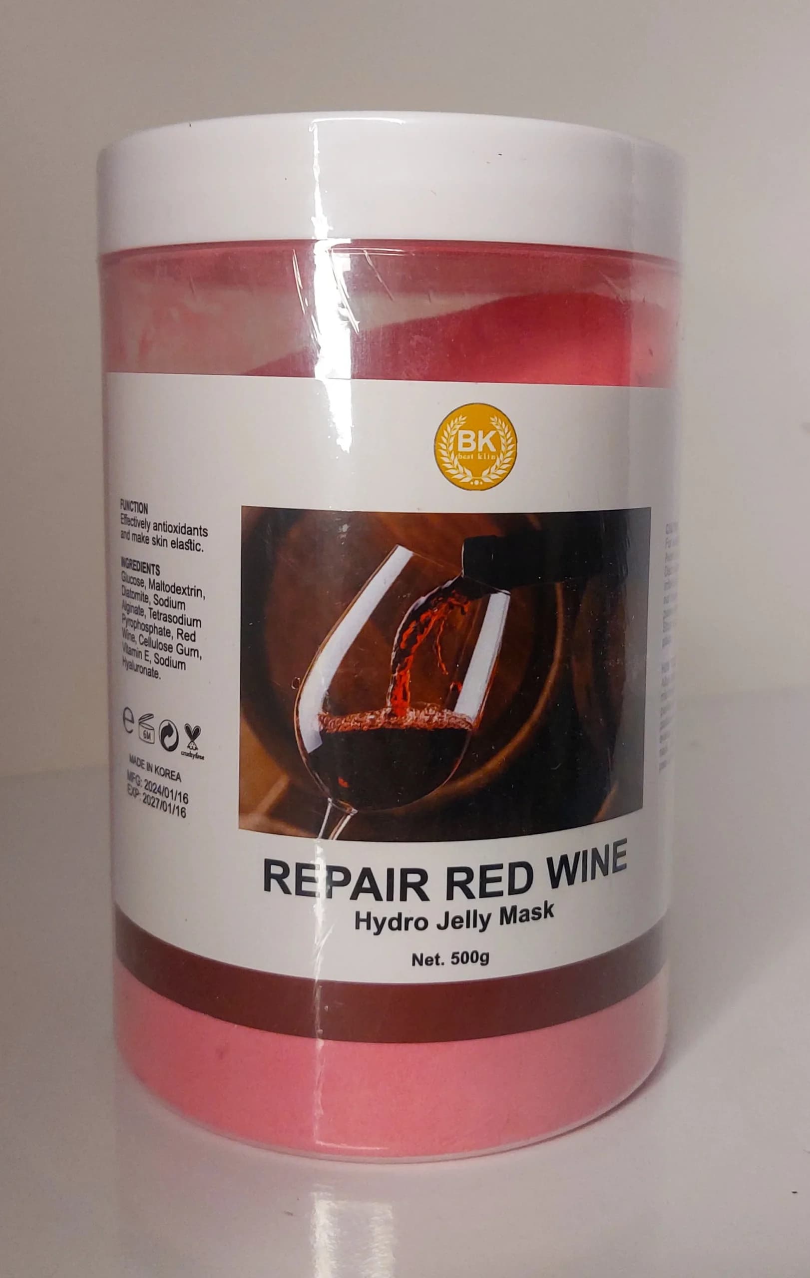 ماسک هیدروژلی قرمز بست کلین Repair Red Hedro Jelly Mask Best Klin
