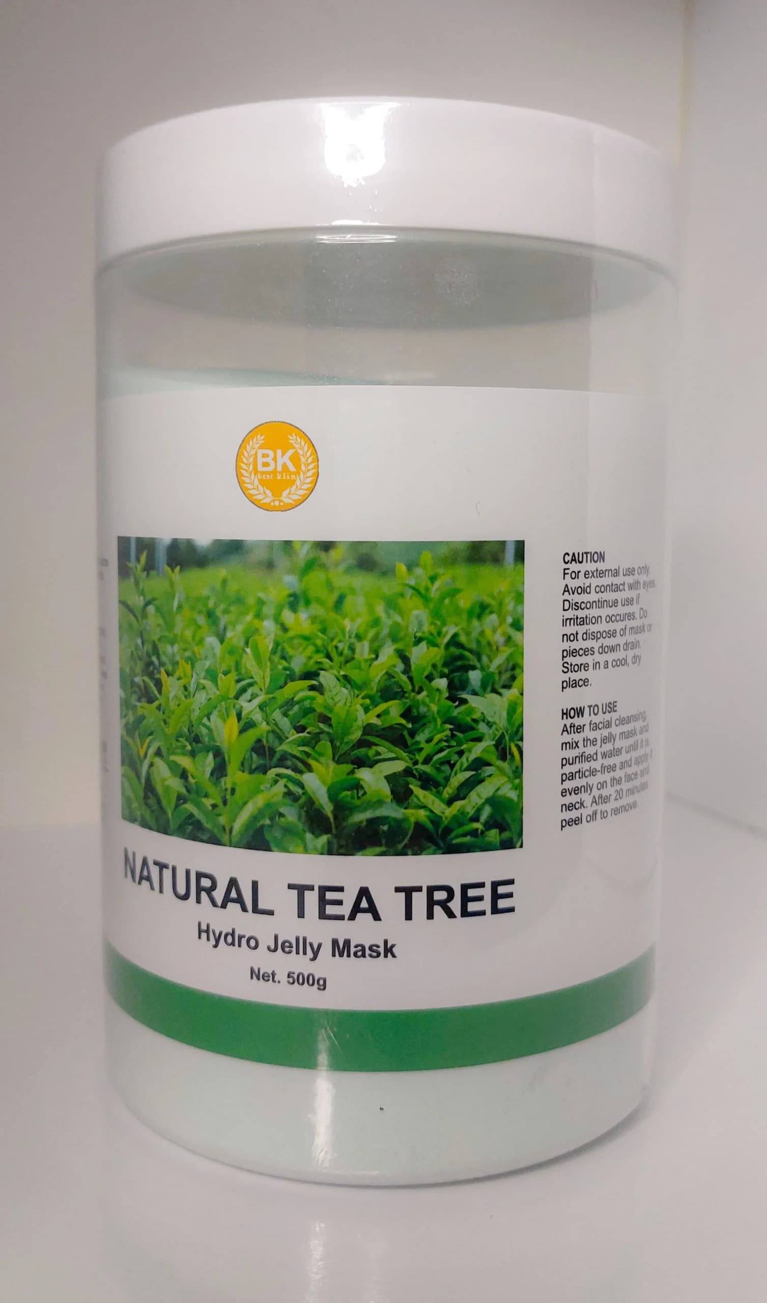 ماسک هیدروژلی چای سبز بست کلین Natural Tea Tree Hedro jelly Mask Best Klin — تصویر ۲