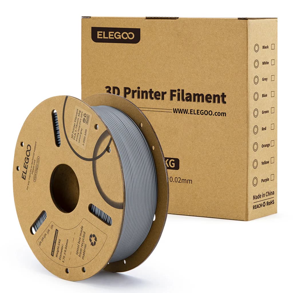 فیلامنت PLA رنگ آبی برند ELEGOO-الگو (قطر 1.75mm) — تصویر ۴