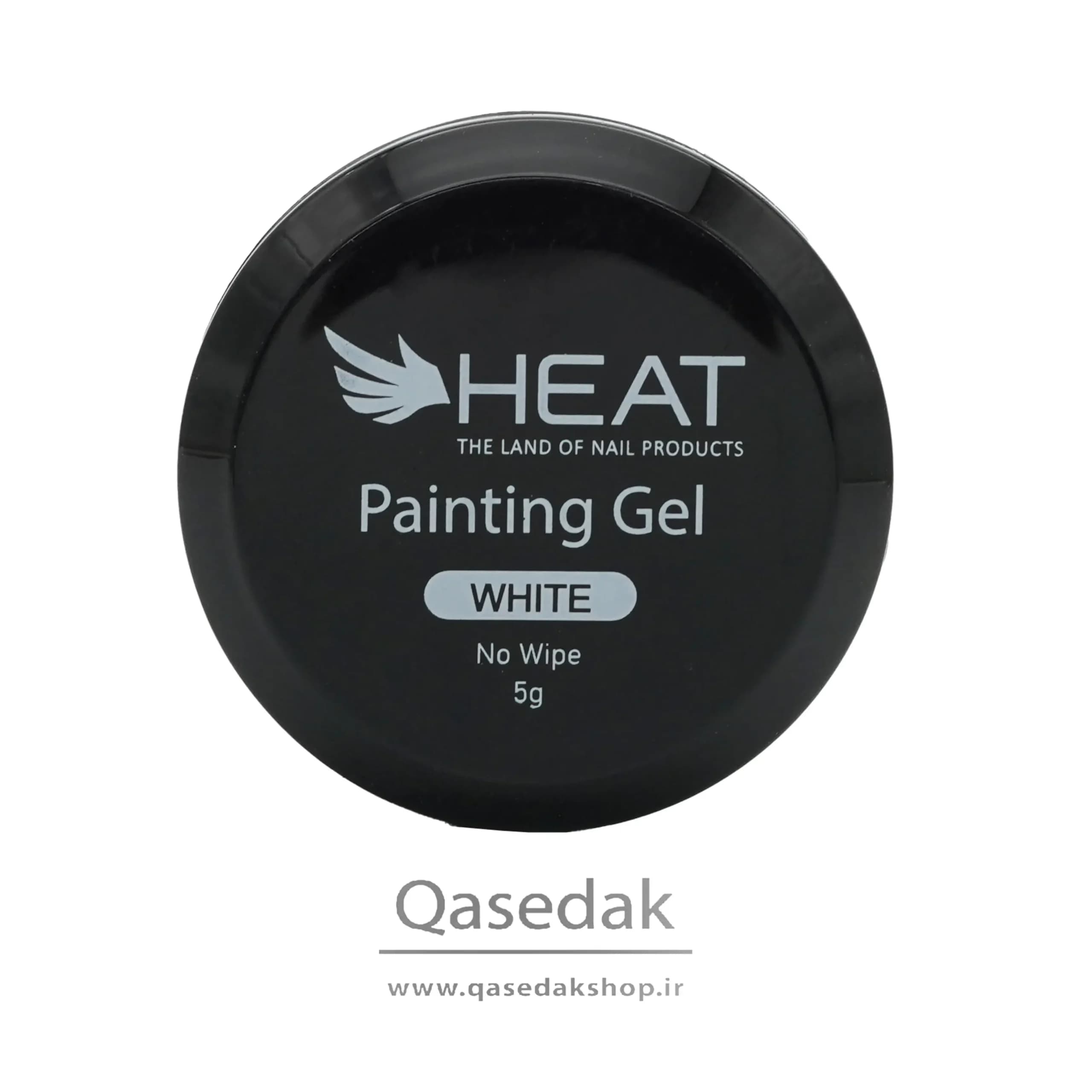 پینت ژل سفید هیت HEAT ناخن