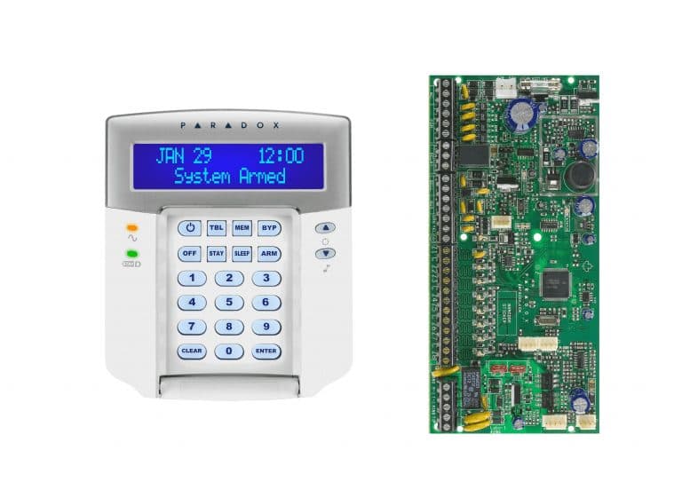 کنترل پنل 8 زون SP6000 به همراه کی پد K32LCD+ جعبه فلزی — تصویر ۵