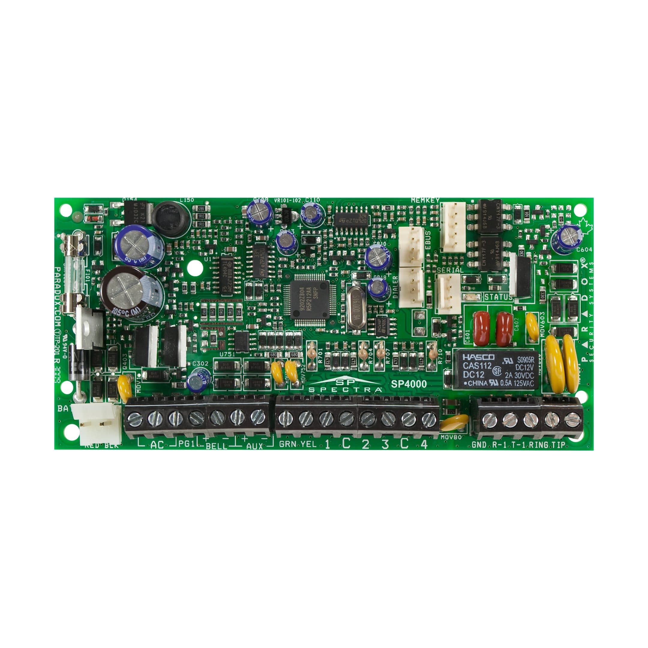 کنترل پنل 4 زون SP4000 به همراه کی پد K636 + جعبه فلزی — تصویر ۵