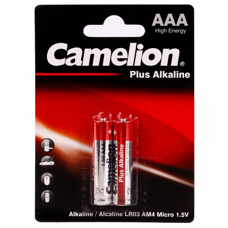 باتری نیم قلمی کملیون CAMELION PIUS ALKALINE — تصویر ۲