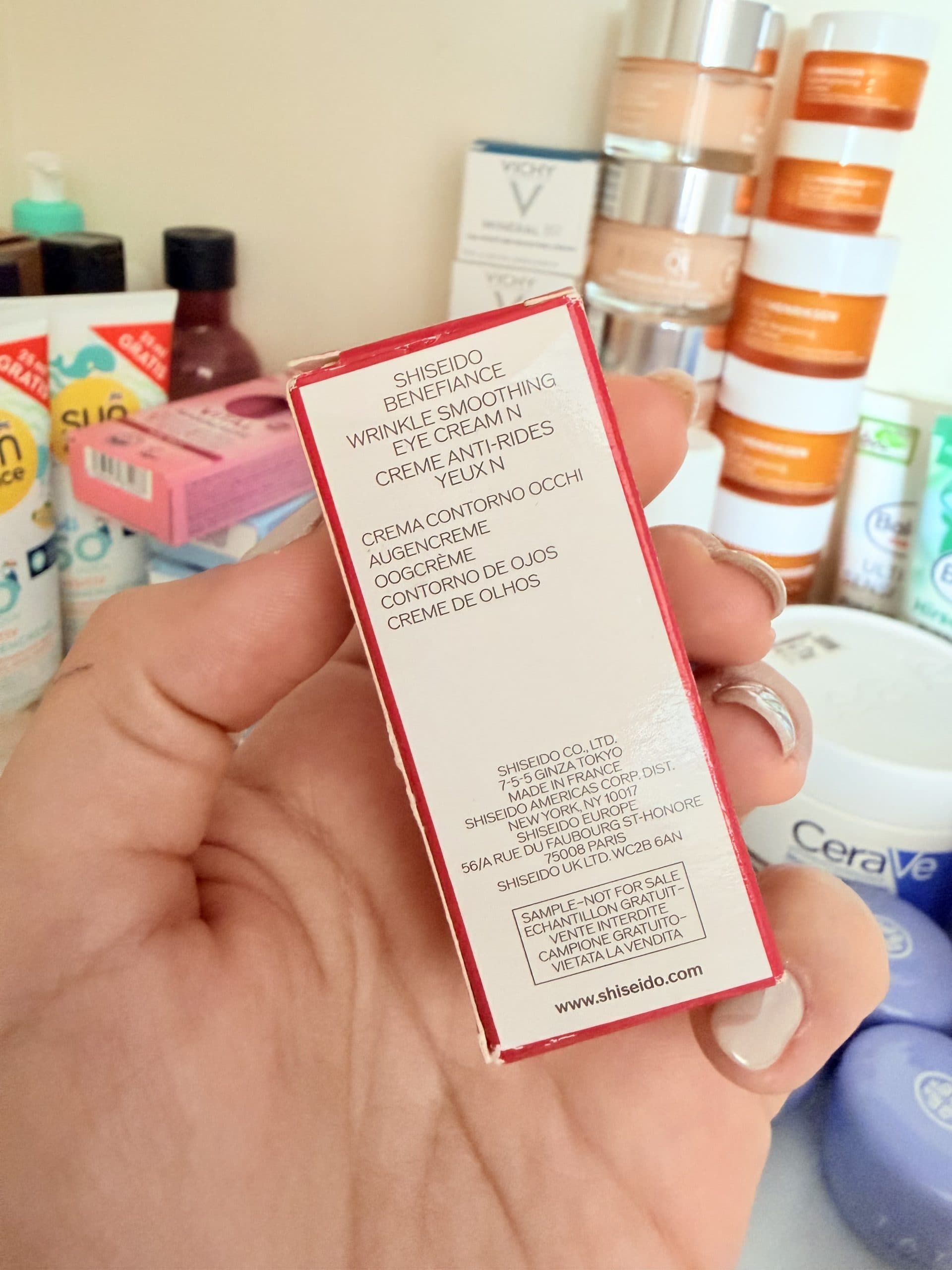 کرم دور چشم شیسیدو Shiseido مدل Benefiance Wrinkle Smoothing — تصویر ۸