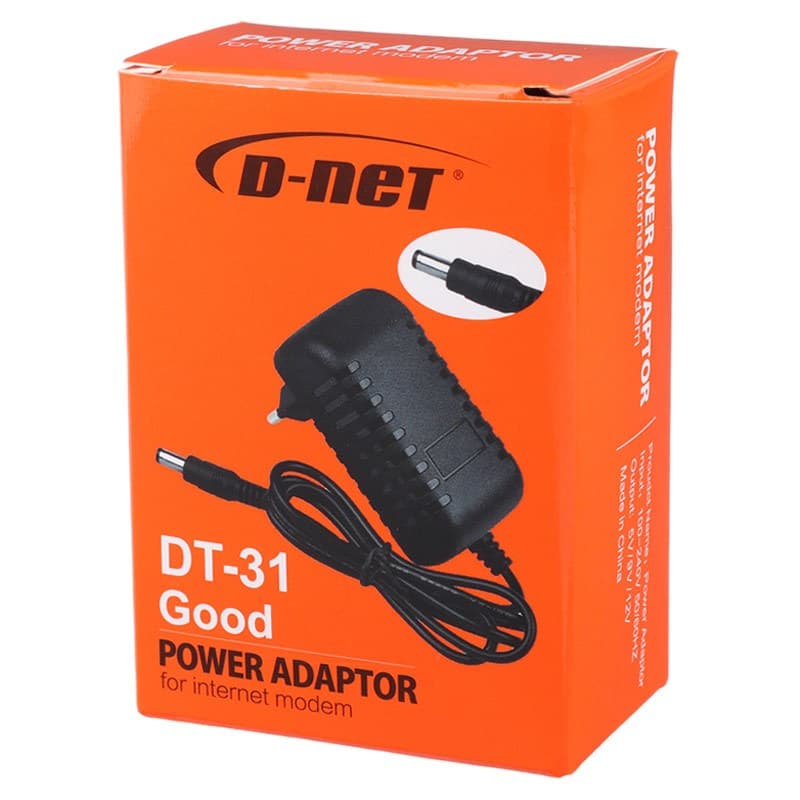 آداپتور مودم دی نت AC/DC Adapter 0901 9V 1A — تصویر ۴