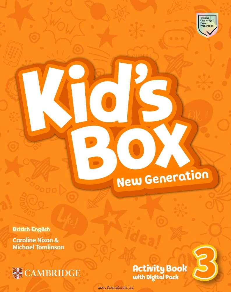 کتاب Kids Box New Generation 3 Activity Book (کتاب فعالیت کیدز باکس نسل جدید ۳) نسخه انگلیسی PDF