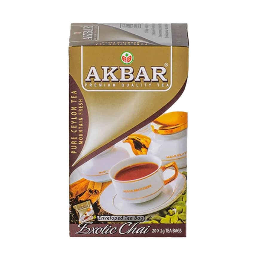 چای ماسالا اکبر کیسه ای «20عددی» | Akbar Exotic Chai Tea Bag — تصویر ۴