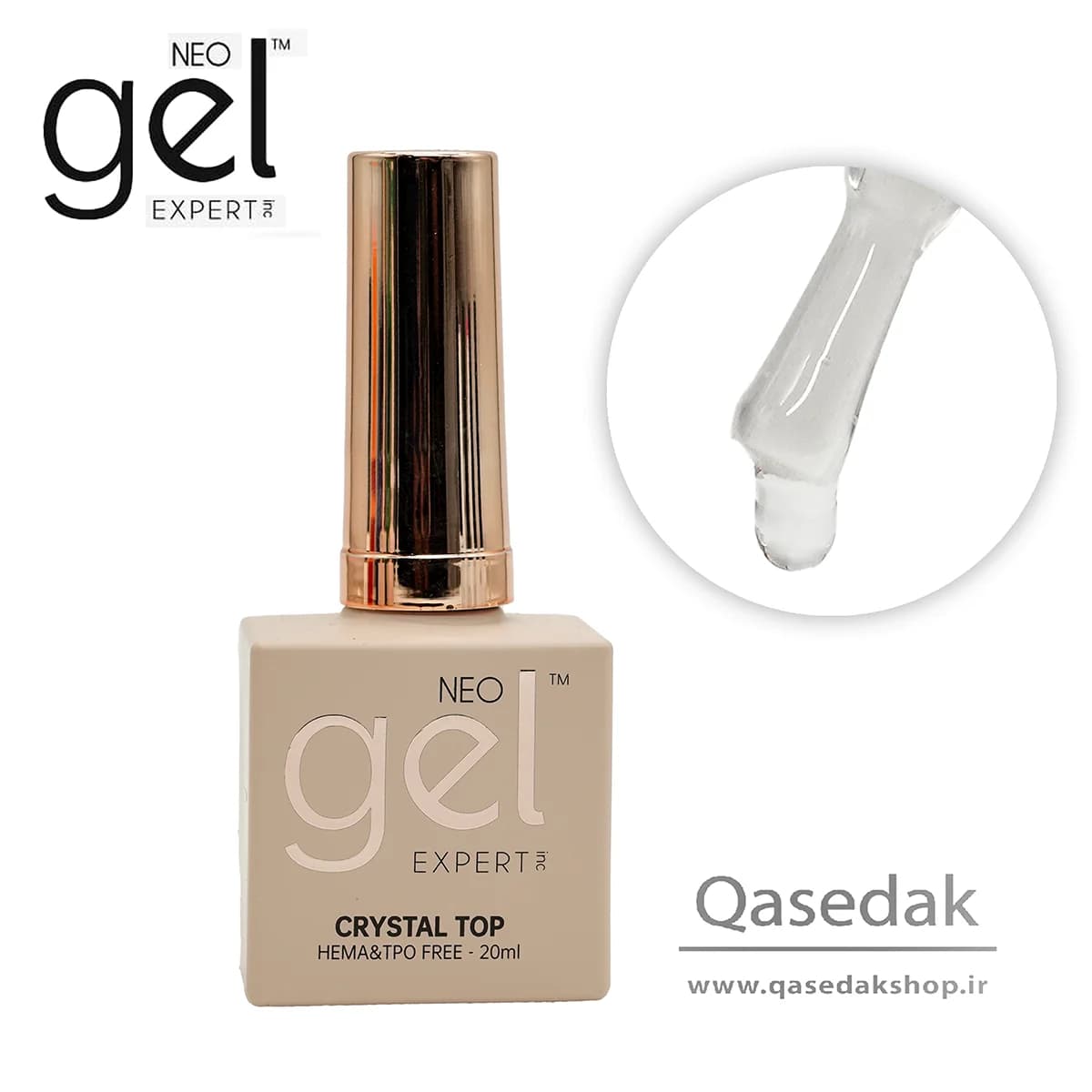 تاپ ژل نئو NEO GEL 20ML ناخن — تصویر ۲