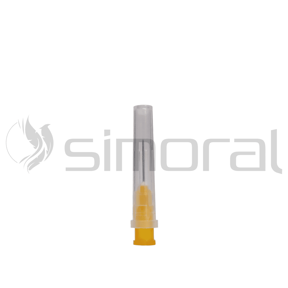 سرسوزن گیج 25 نارنجی حلما طب (بسته 150 عددی)