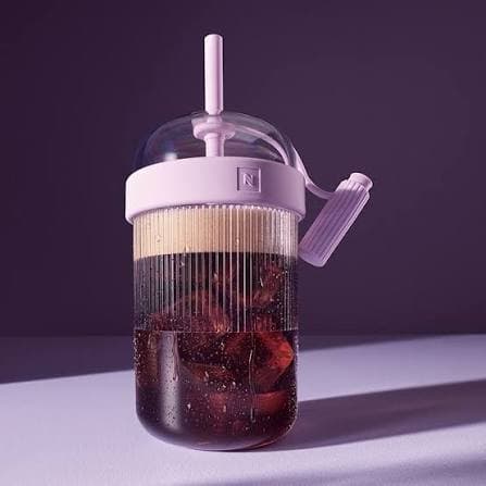 بطری نوشیدنی سرد نسپرسو لیمیتد ادیشن لوندر «بنفش» | Nespresso Travel Tumbler Lavender — تصویر ۴