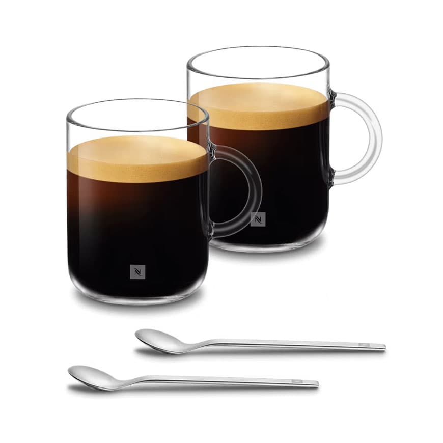 ست ماگ و قاشق نسپرسو مدل ورتو سایز مدیوم «دو عددی» | Nespresso vertuo mug set & spoons medium — تصویر ۲