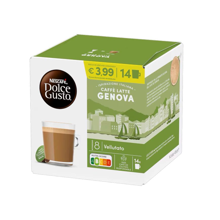 کپسول قهوه دولچه گوستو کافه لاته جنوا | Dolce gusto Caffee Latte Genova