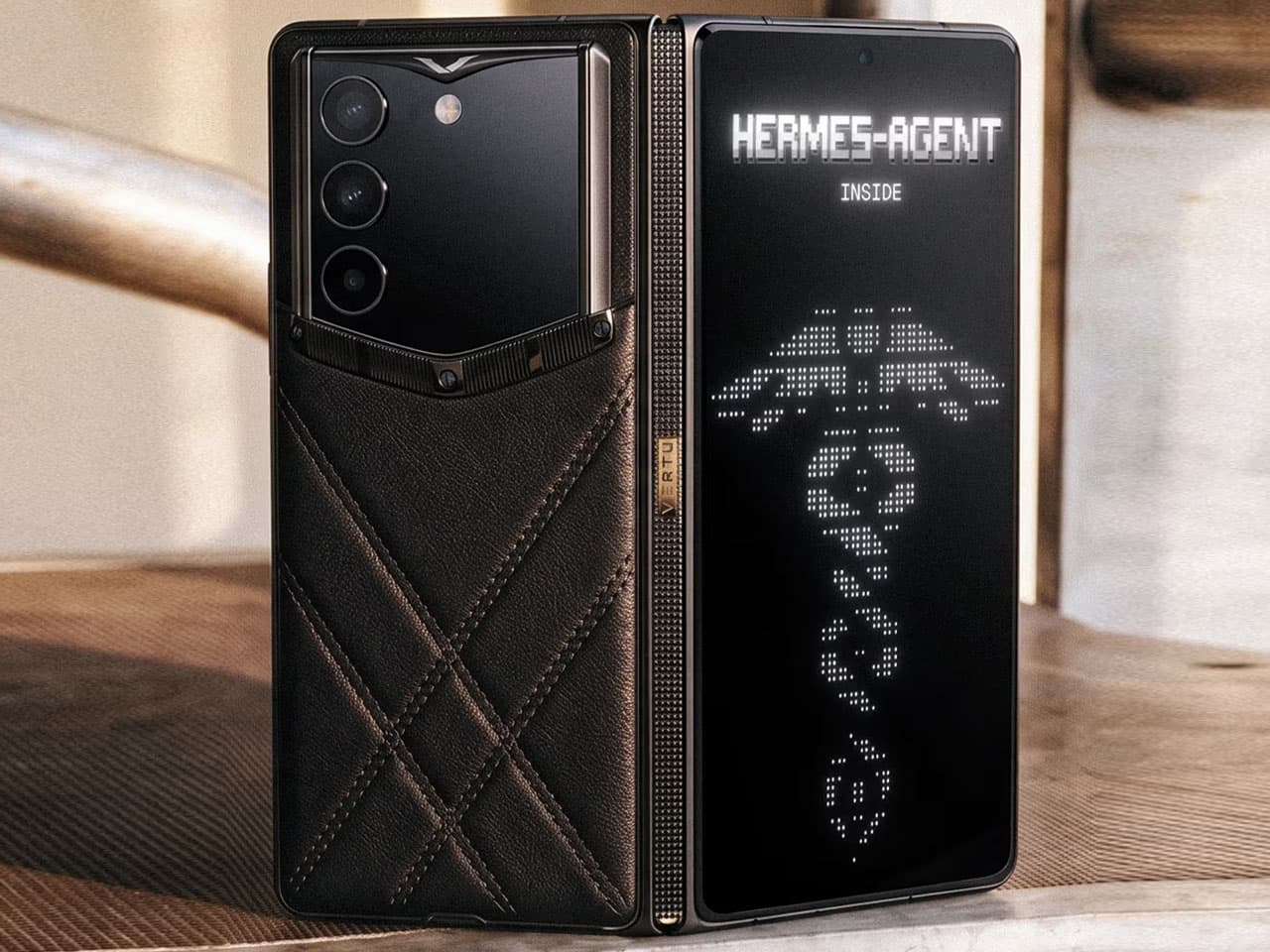 vertu alphafold black regular set black x quilted solid color no logo /ram16/1tb — تصویر ۳