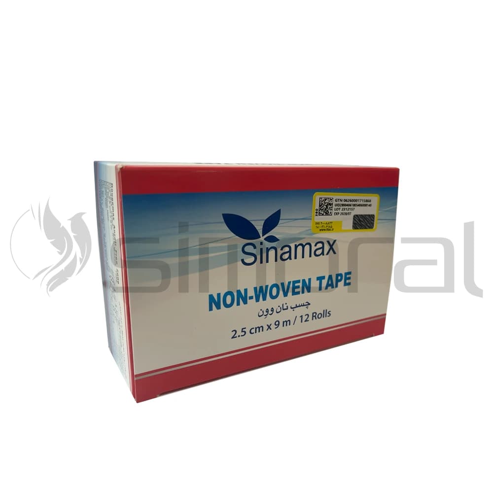 چسب ضد حساسیت کاغذی 2.5cm*9m سینامکس SinaMax