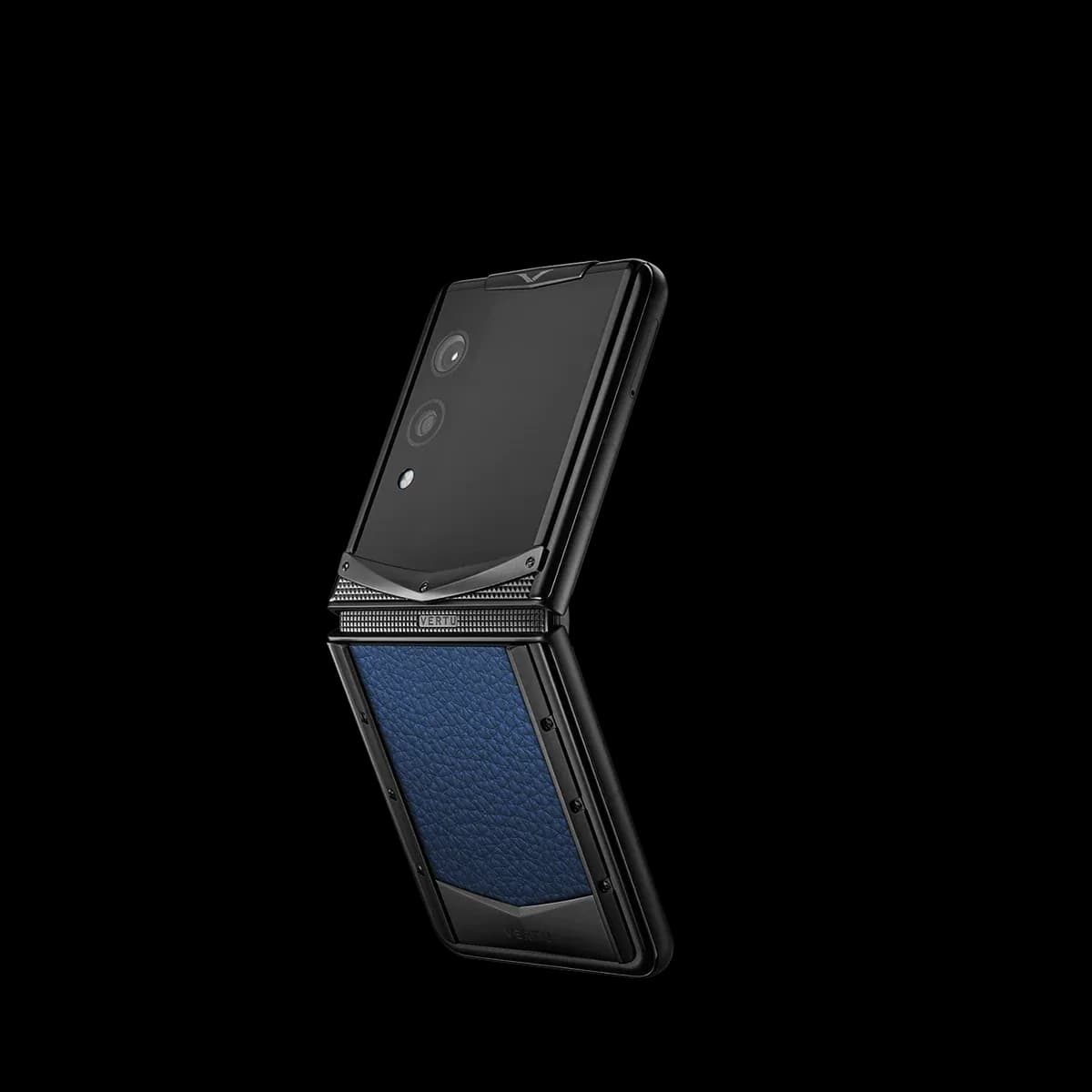 vertu Quantum Flip black pottery black2 –deep blue/16 ram 1tb موجود در انبار نیک دیجی/آکبند — تصویر ۲