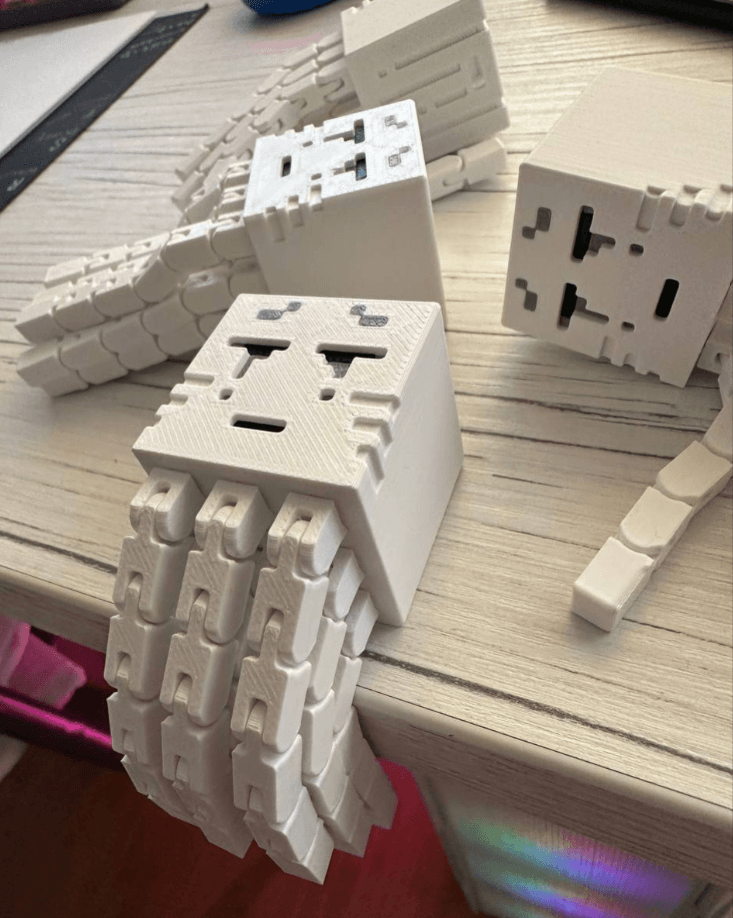 فیگور متحرک گست ماینکرفت (Minecraft Ghast) — تصویر ۷