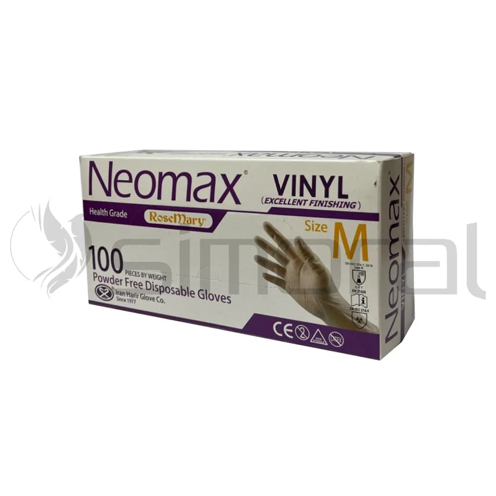 دستکش وینیل Neomax سایز Medium — تصویر ۲
