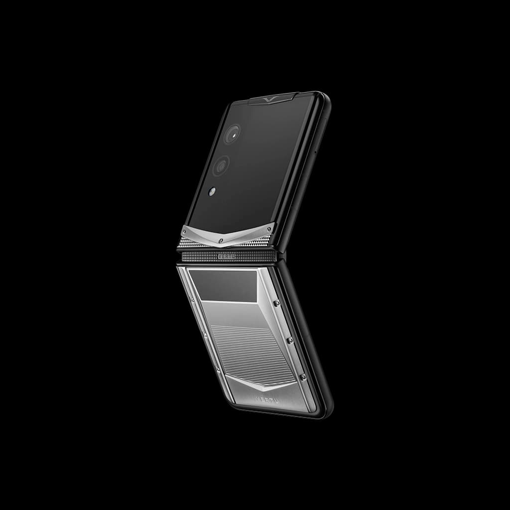 vertu Quantum Flip bl2 cyber silver/16 ram 1tb موجود در انبار نیک دیجی/آکبند — تصویر ۴