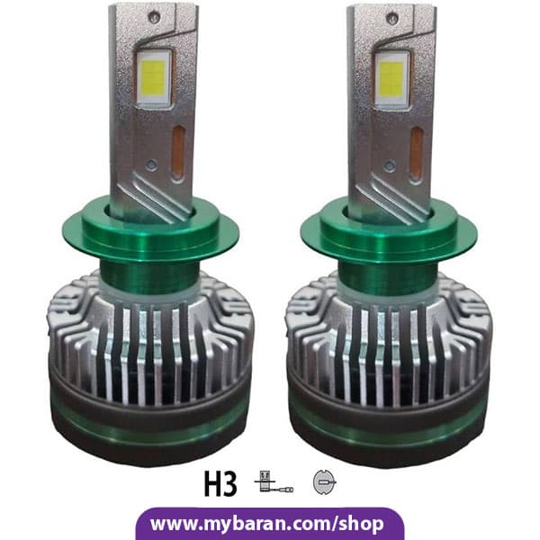 هدلایت فونیکس PHOENIX پایه H3 تک رنگ MZM — تصویر ۲