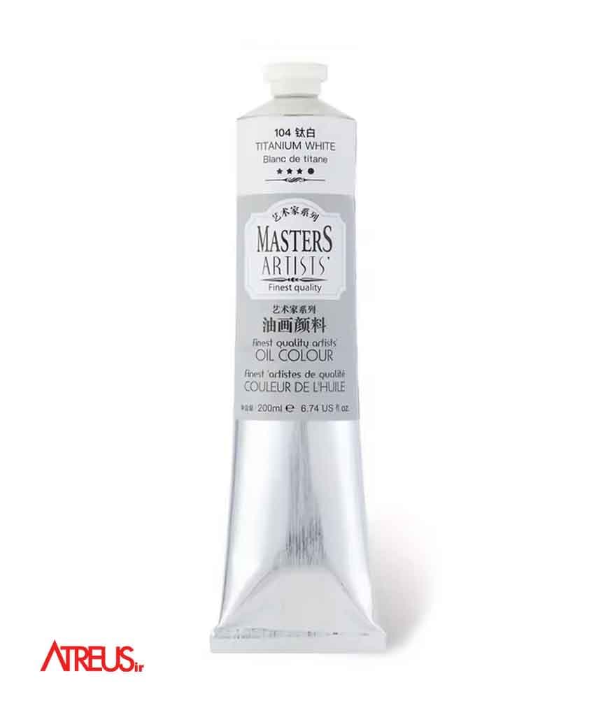 رنگ روغن مستر ماریس Master Maries Titanium white 60mL — تصویر ۶