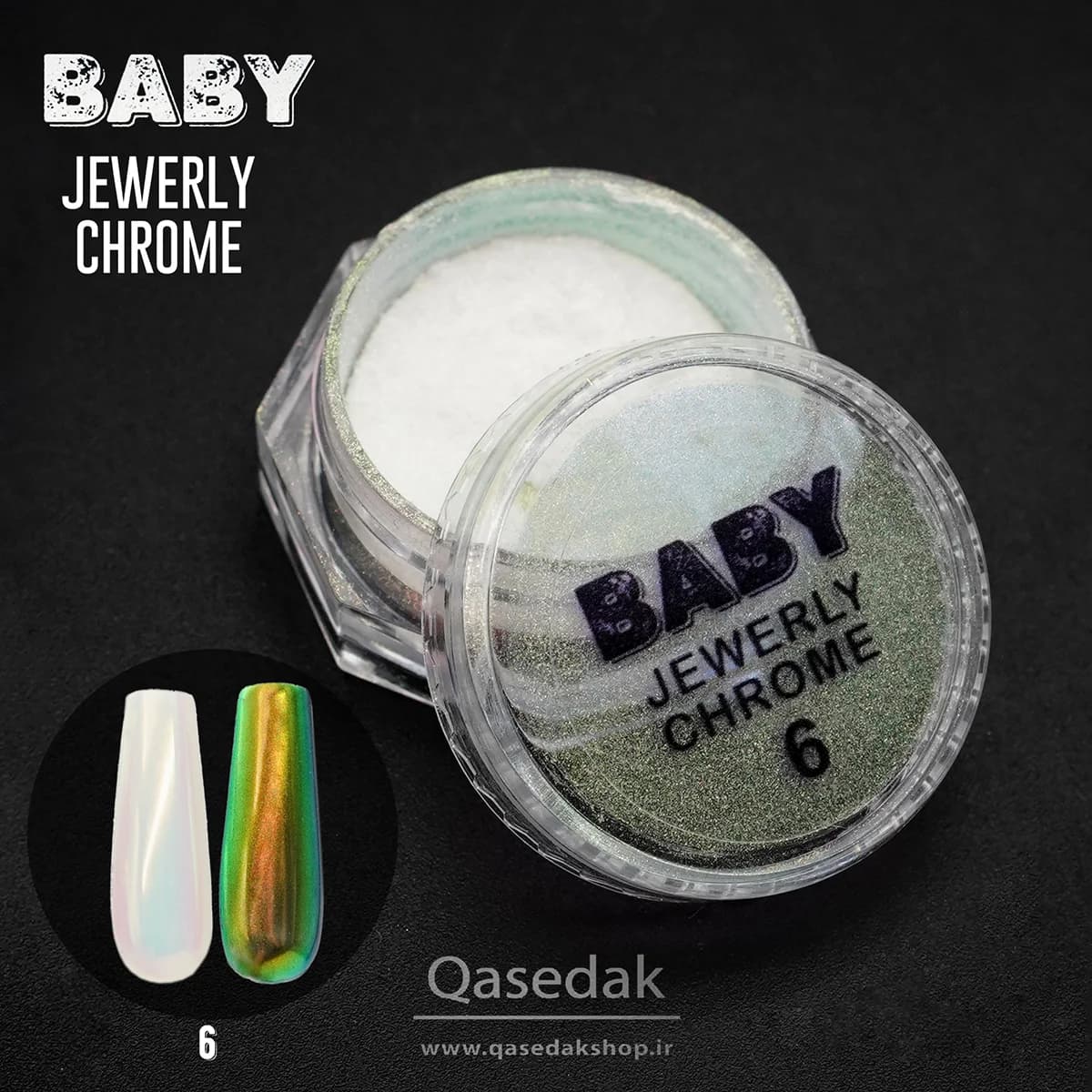 پودر ناخن کروم جواهری بیبیBABY — تصویر ۷