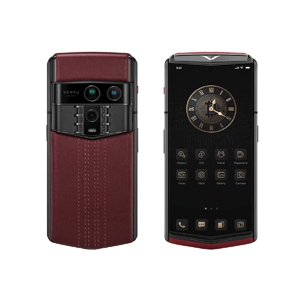 vertu agent Q stitched calfskin/wine red. 16 ram. 1tb موجود در انبار نیک دیجی — تصویر ۴