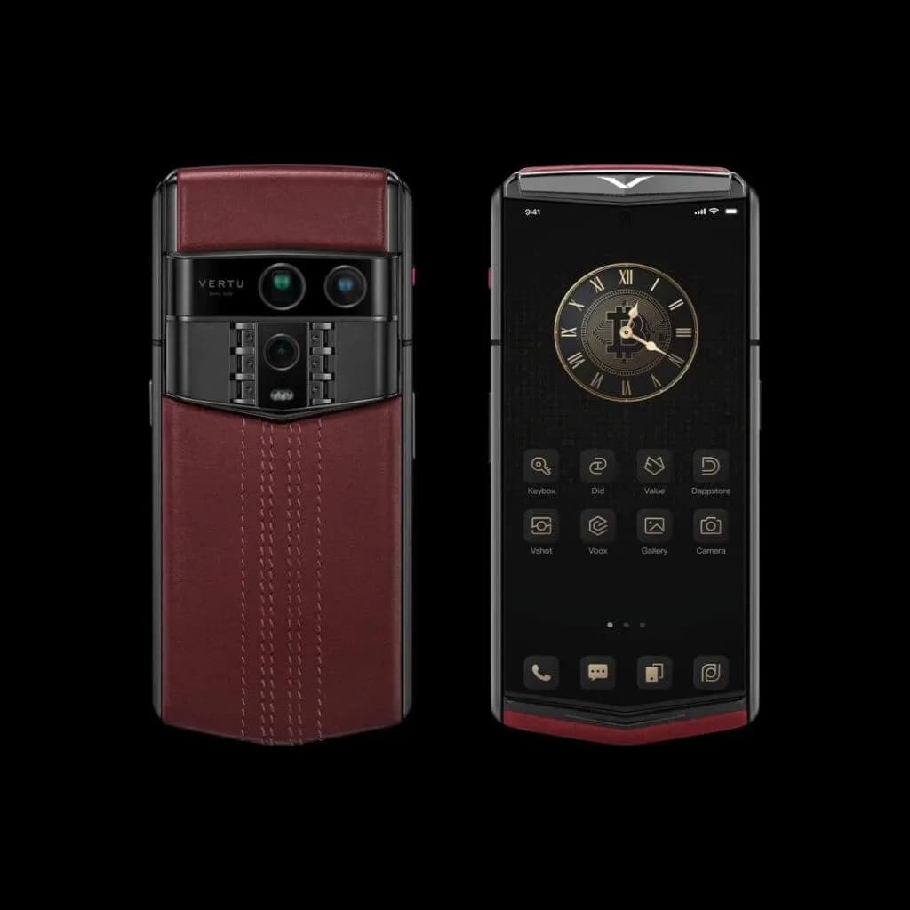 vertu agent Q stitched calfskin/wine red. 16 ram. 1tb موجود در انبار نیک دیجی — تصویر ۲
