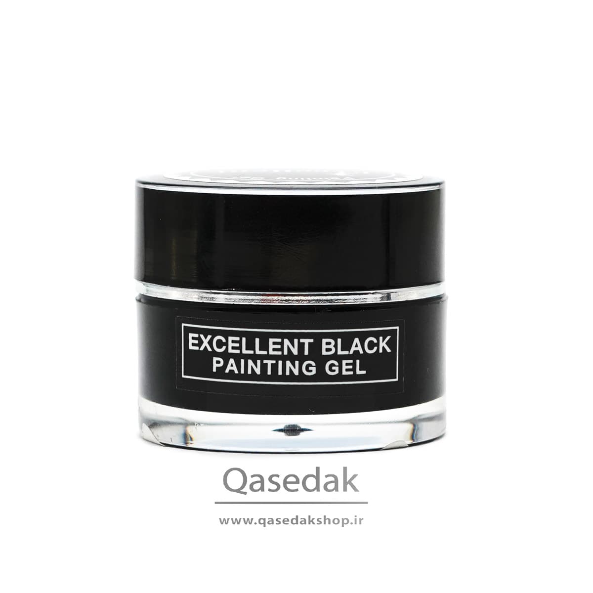پینت ژل مشکی اکسلنت EXCELLENT 6ML ناخن — تصویر ۲