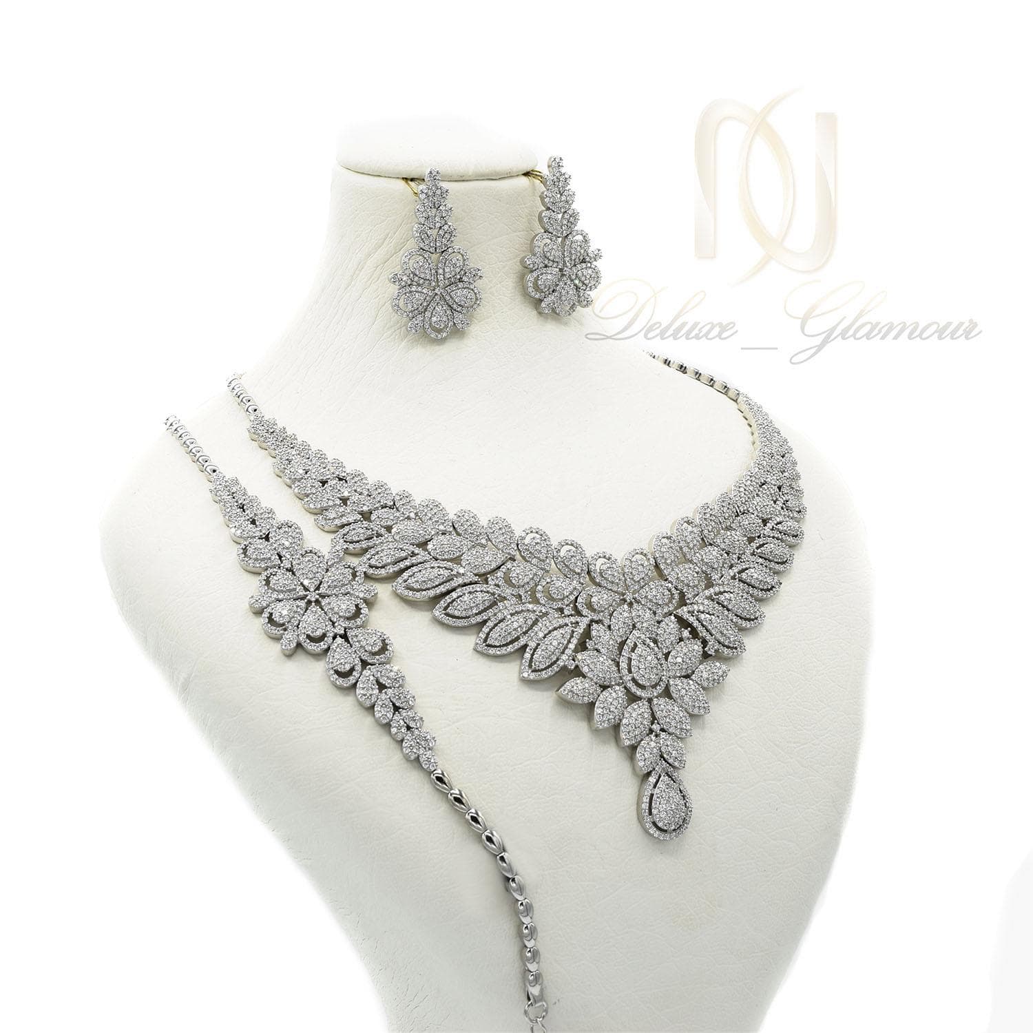 سرویس نقره زنانه پرنگین طرح طلا ns-n483 — تصویر ۹