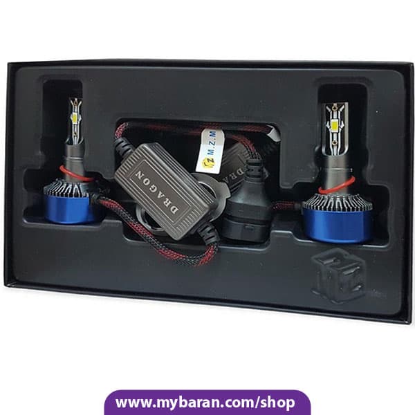 هدلایت دراگون DRAGON پایه 9005 تک رنگ MZM — تصویر ۴