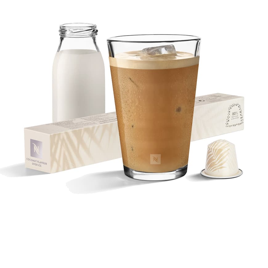 کپسول قهوه نسپرسو لیمیتد ادیشن کوکونات وانیل | Nespresso Coconut Vanilla flavour over ice