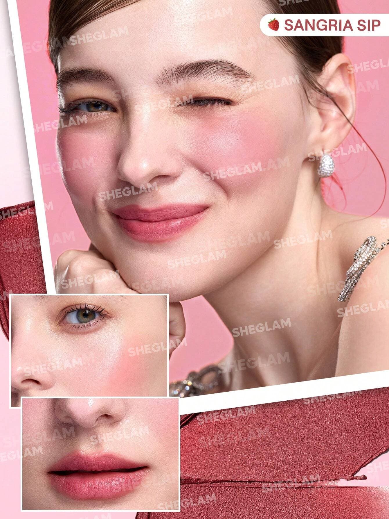 رژ لب/رژگونه طبقه ای مدل very cherry شیگلم Sheglam — تصویر ۵