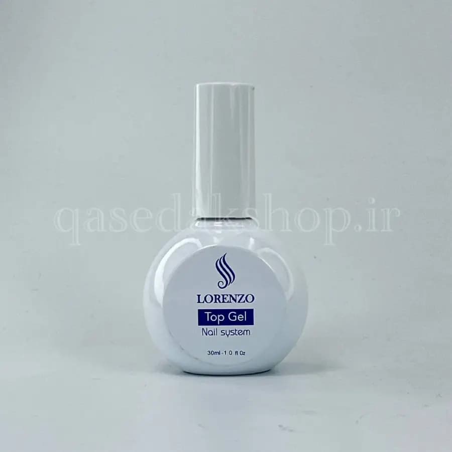 تاپ ژل لورنزو LORENZO 30ML ناخن — تصویر ۴