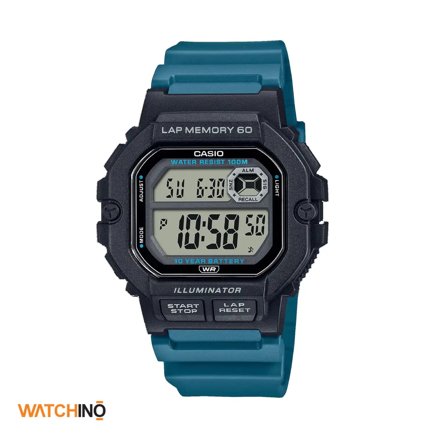 ساعت مردانه برند CASIO مدل WS-1400H-3AVDF — تصویر ۸