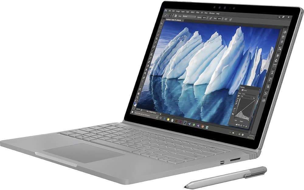 سرفیس بوک آمریکایی i5.256SSD.VGA 1G باگارانتی Surface Book 1