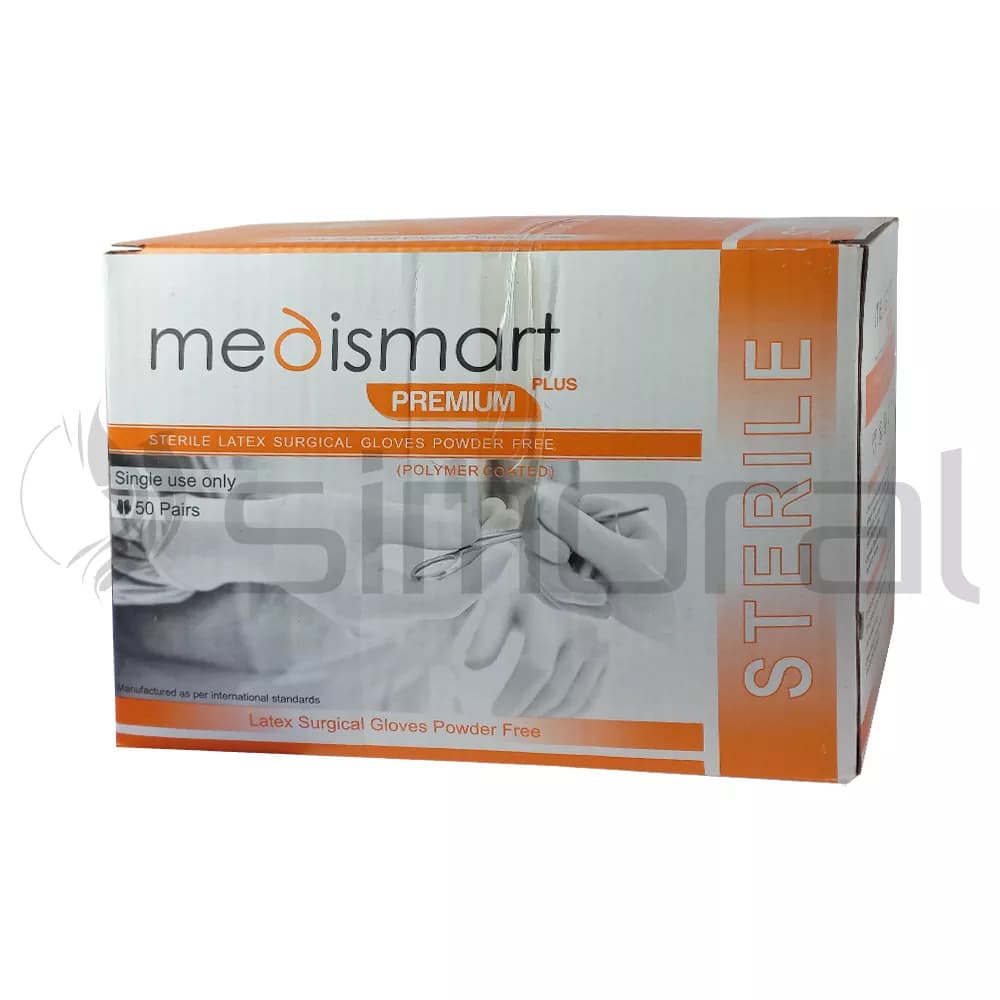 دستکش جراحی بدون پودر سایز 8 MediSmart — تصویر ۲