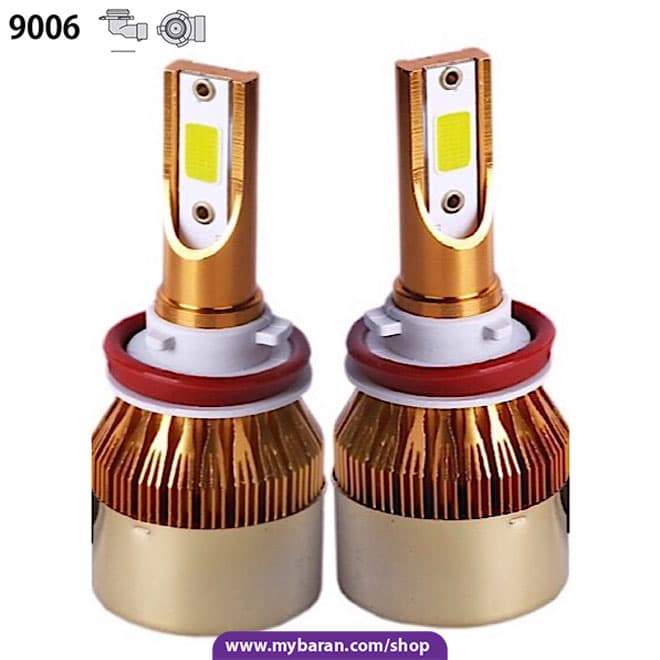 هدلایت D5 چهارحالته پایه 9006 سه رنگ برند MZM — تصویر ۲