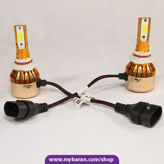 هدلایت D5 چهارحالته پایه 9005 سه رنگ برند MZM — تصویر ۳