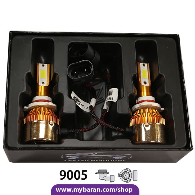 هدلایت D5 چهارحالته پایه 9005 سه رنگ برند MZM